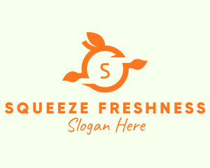 Orange Fruit Fresh Citrus  logo design