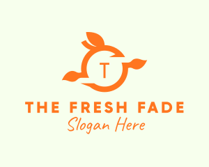 Orange Fruit Fresh Citrus  logo design