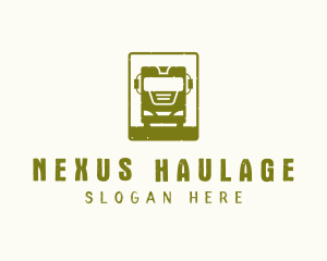 Old Delivery Truck logo design