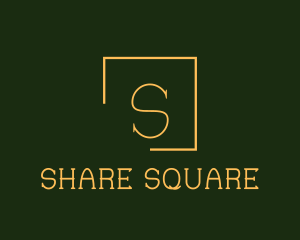 Square Frame Boutique logo design