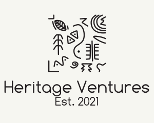 Primitive Drawing Anthropologist logo
