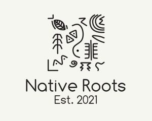 Primitive Drawing Anthropologist logo