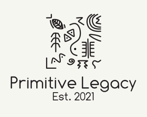 Primitive Drawing Anthropologist logo