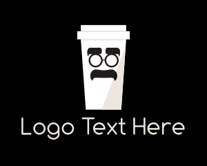 Coffee Cup Cartoon logo design