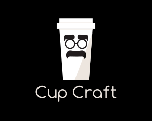 Coffee Cup Cartoon logo