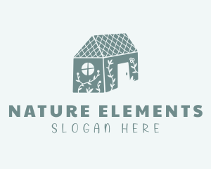 Home Nature Flowers logo design