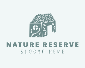 Home Nature Flowers logo design