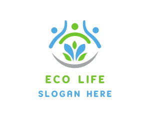 Eco People Team logo design