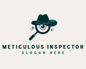 Magnifying Glass Eye logo