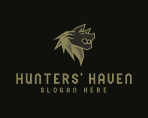 Wild Wolf Hunter logo design