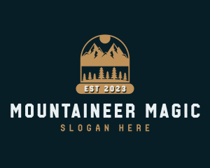 Forest Mountain Outdoor logo design