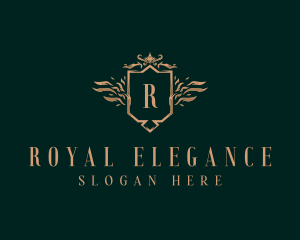 Luxury Royalty Wings logo design