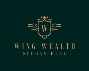 Luxury Royalty Wings logo design