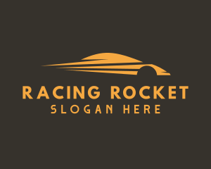 Orange Car Racer logo design