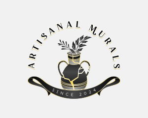 Ceramic Vase Decor logo design