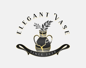 Ceramic Vase Decor logo design