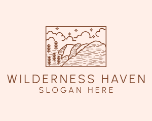 Outdoor Wilderness Landscape logo design