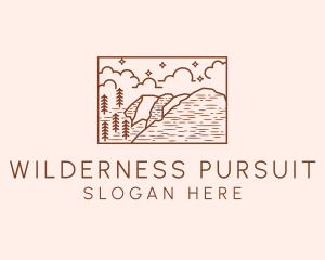 Outdoor Wilderness Landscape logo design