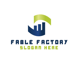 Industrial Factory Building logo design