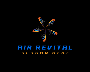 HVAC Air Conditioning logo design