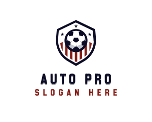 Soccer Ball Shield logo