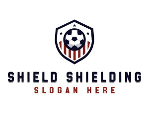 Soccer Ball Shield logo