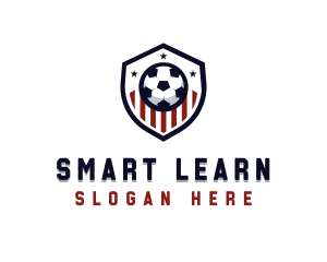 Soccer Ball Shield logo