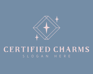 Minimalist Diamond Jewelry logo design