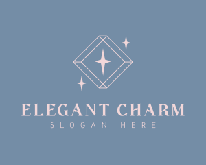 Minimalist Diamond Jewelry logo design