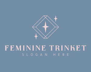 Minimalist Diamond Jewelry logo design