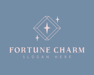 Minimalist Diamond Jewelry logo design