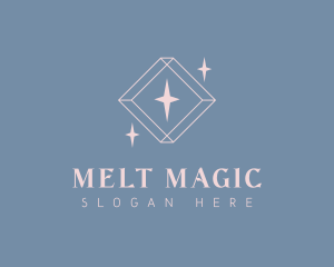 Minimalist Diamond Jewelry logo design