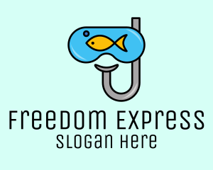 Fish Tank Aquarium logo design