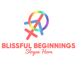 Peace Pride Symbol logo