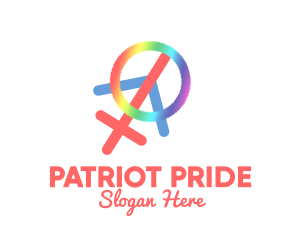 Peace Pride Symbol logo design