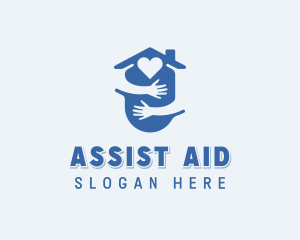 Hands Support Charity logo design