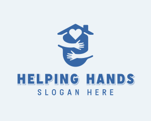 Hands Support Charity logo design