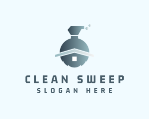 Home Cleaning Spray logo design