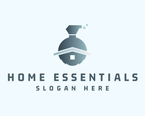 Home Cleaning Spray logo design