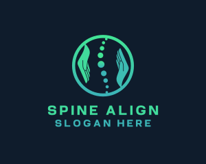 Back Spine Massage logo design