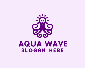 Sea Octopus Animal logo design