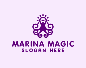 Sea Octopus Animal logo design