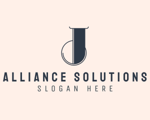 Legal Firm Publishing Letter J logo