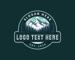 Forest Mountain Trees logo