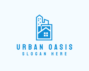 City Housing Real Estate logo design