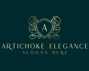 Shield Luxury Elegant logo design