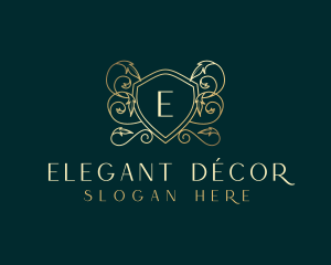 Shield Luxury Elegant logo design