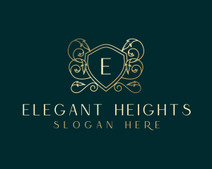 Shield Luxury Elegant logo design