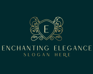 Shield Luxury Elegant logo design