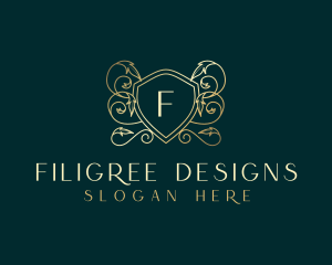 Shield Luxury Elegant logo design